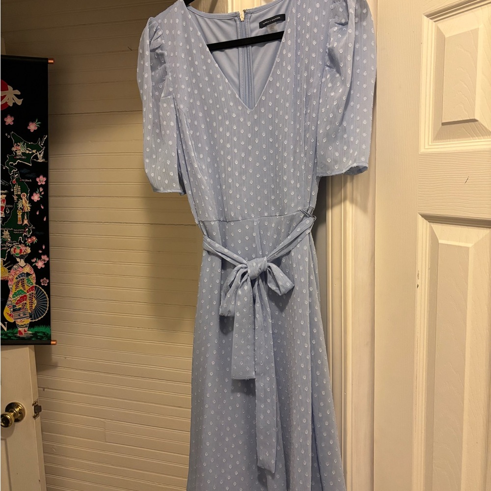 Tommy Hilfiger Sky Blue Midi Dress